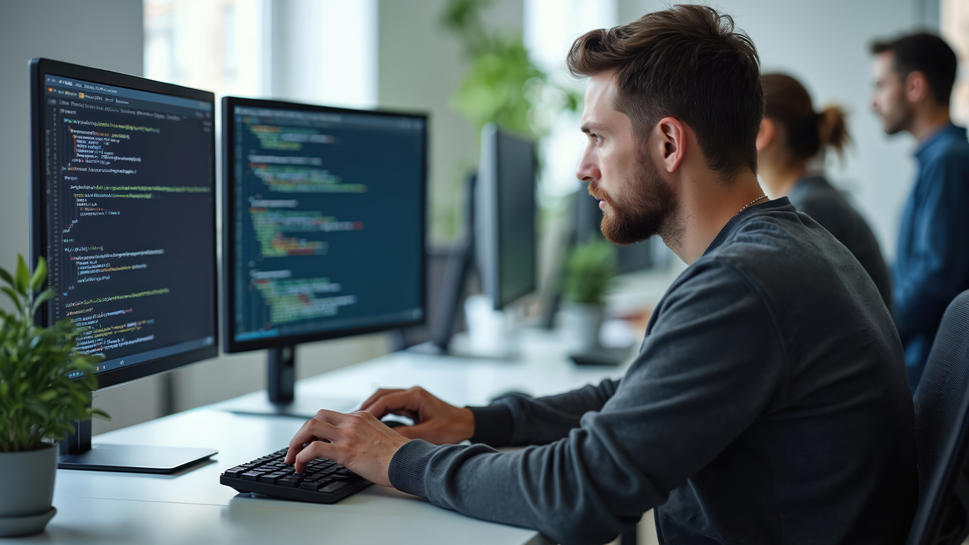 Desenvolvedor Programando